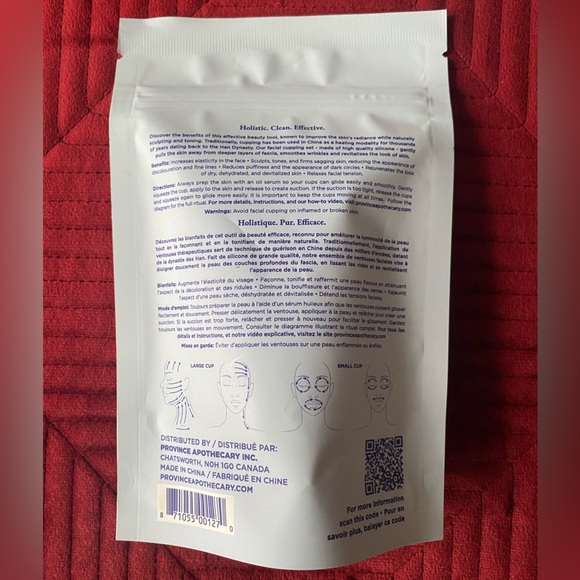 NEW Province Apothecary Facial Cupping Set NIP Sculpting + Toning Skincare - Picture 3 of 3